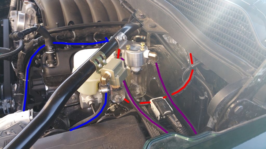 • 2015 Silverado Oil Catchcan setup using