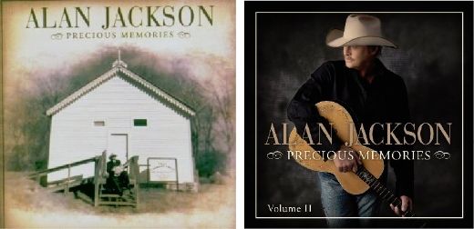 ... Alan Jackson Precious Memories Vols. 1 & 2 2 CD set 26 gospel songs