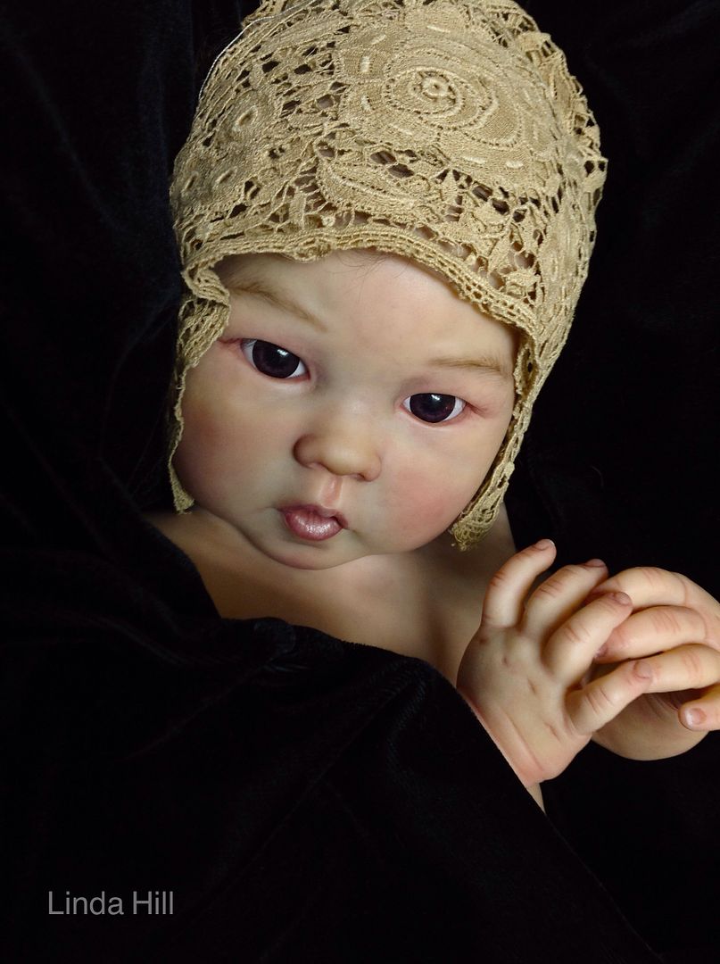Reborn Doll Prototype Baby Girl Asian Liling Ping Lau Linda Hill