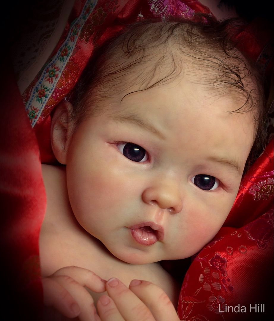 Reborn Doll Prototype Baby Girl Asian Liling Ping Lau Linda Hill