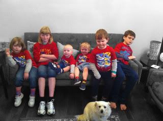 My minions wearing red for Daniel