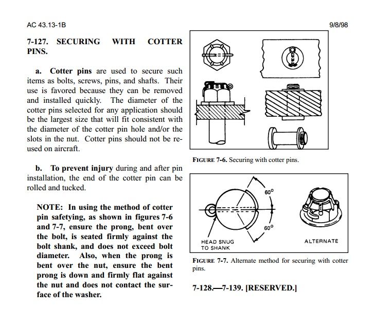 Is there a "proper" way to bend cotter pins? Vintage Mustang Forums