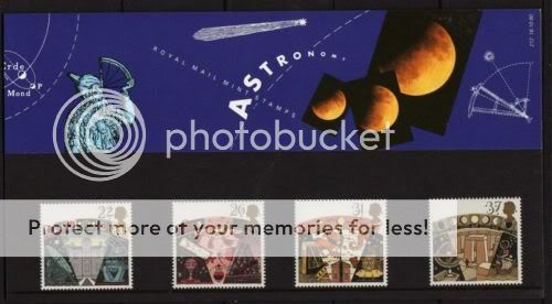 1990 Astronomy Presentation Pack No.212  