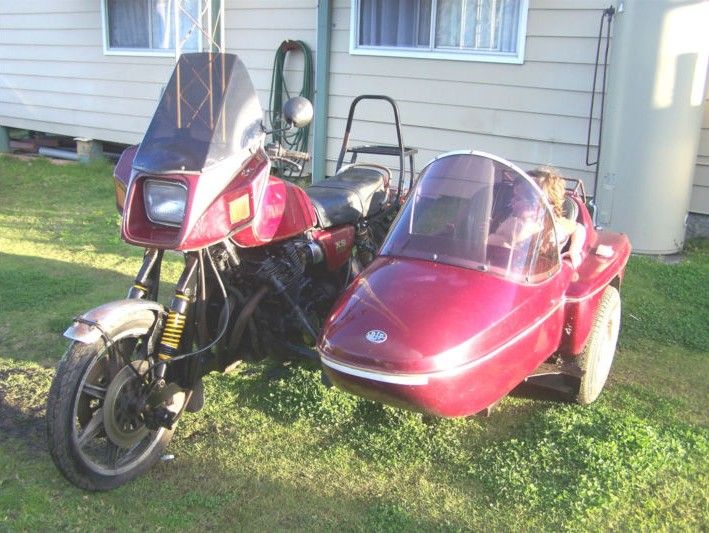 78E with DJP sidecar - Newcastle NSW