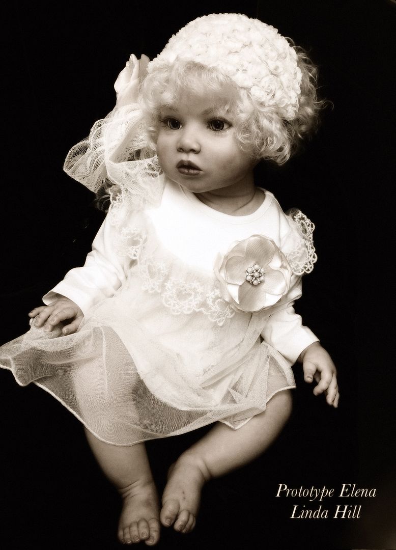 Reborn doll Prototype toddler baby girl Elena, Ethnic, Asian Linda Hill ...